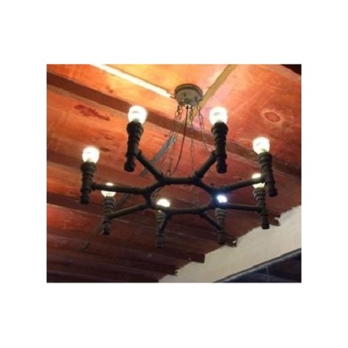 RUSTIK 45 luster P0121-8 8xE27 RUST BB Link - Rasveta Eurolight