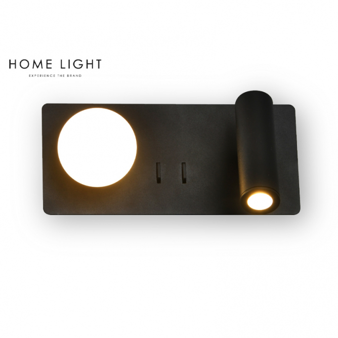 VESTA 478 zidna lampa 3W+3W 3000K CRNA mali ali online prodavnica online prodaja internet kupovina