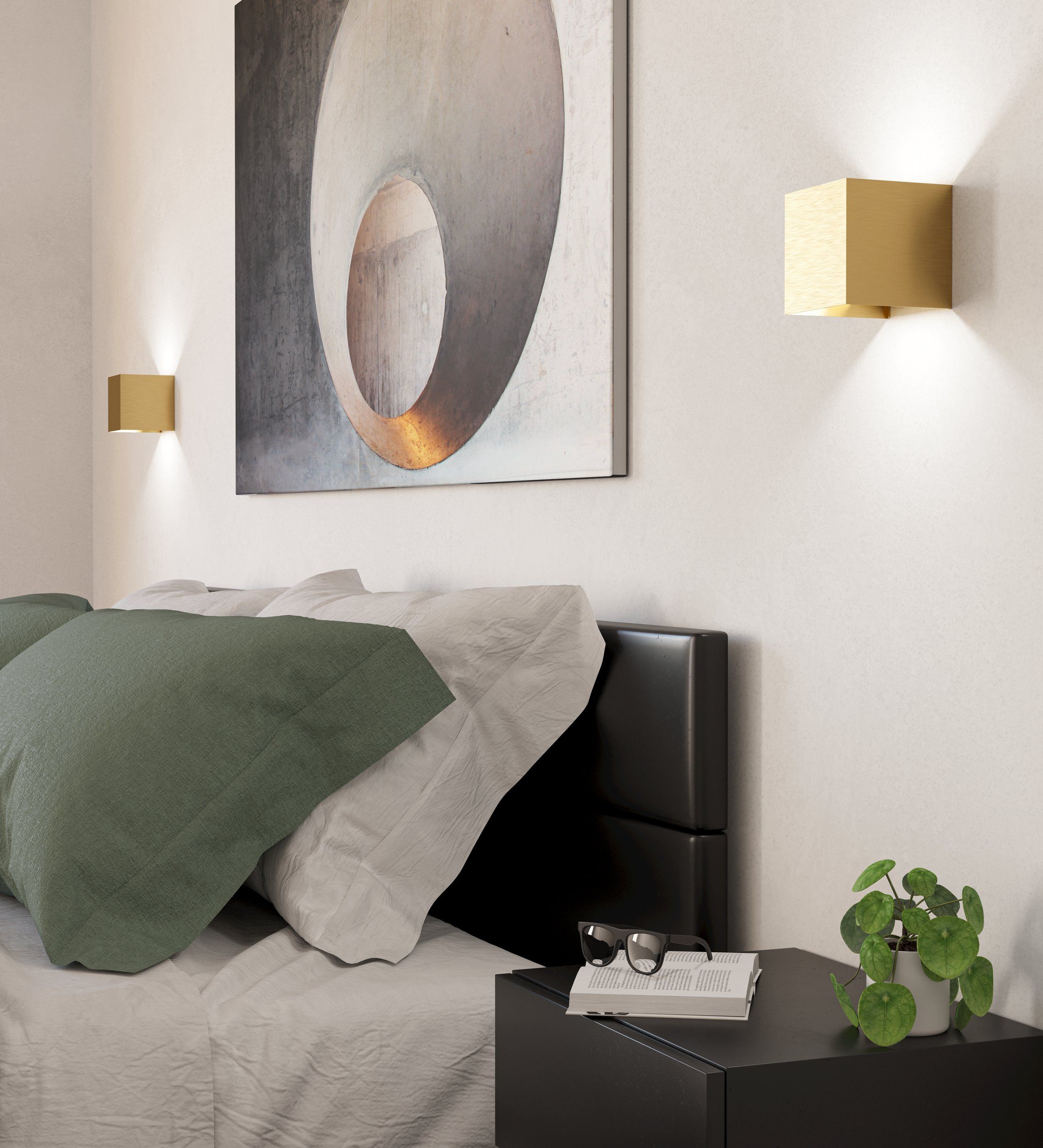 EGLO VALMONTONE 901091 – zidna lampa, boja brušenog mesinga, prikaz 2
