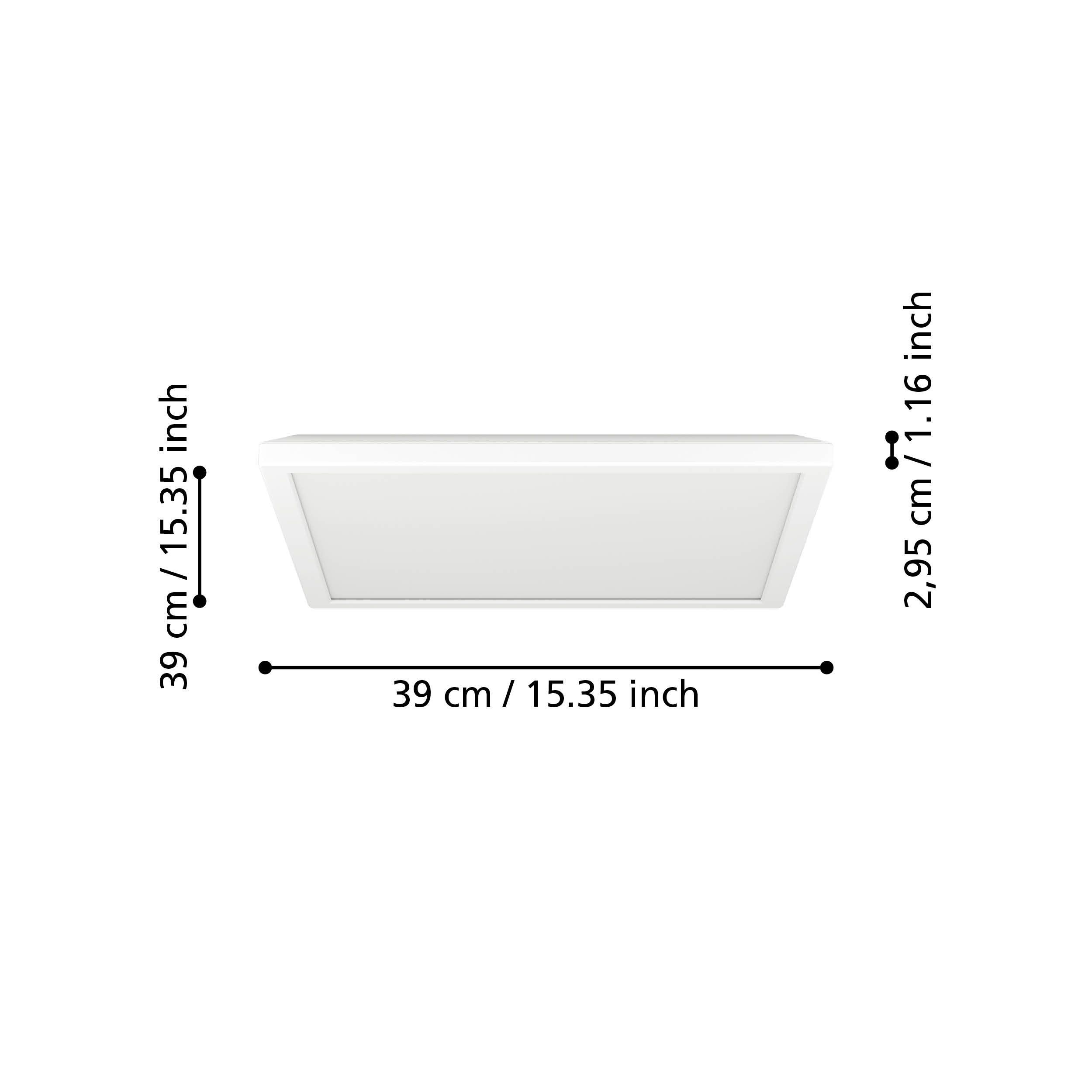 EGLO ROVITO 901451 – plafonjera, bela, prikaz 7