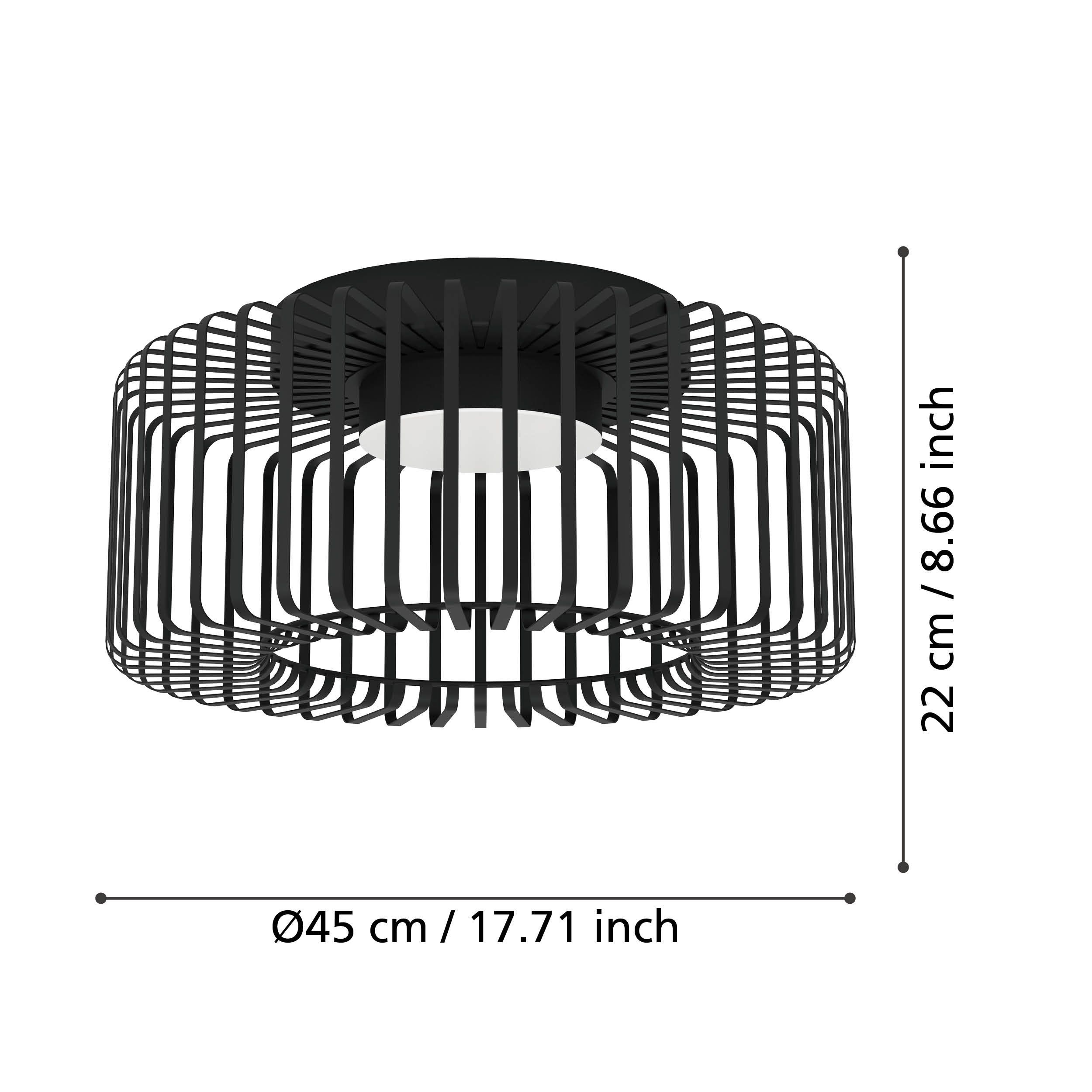 EGLO GINESTRONE-Z 900722 – plafonjera, crna, prikaz 7