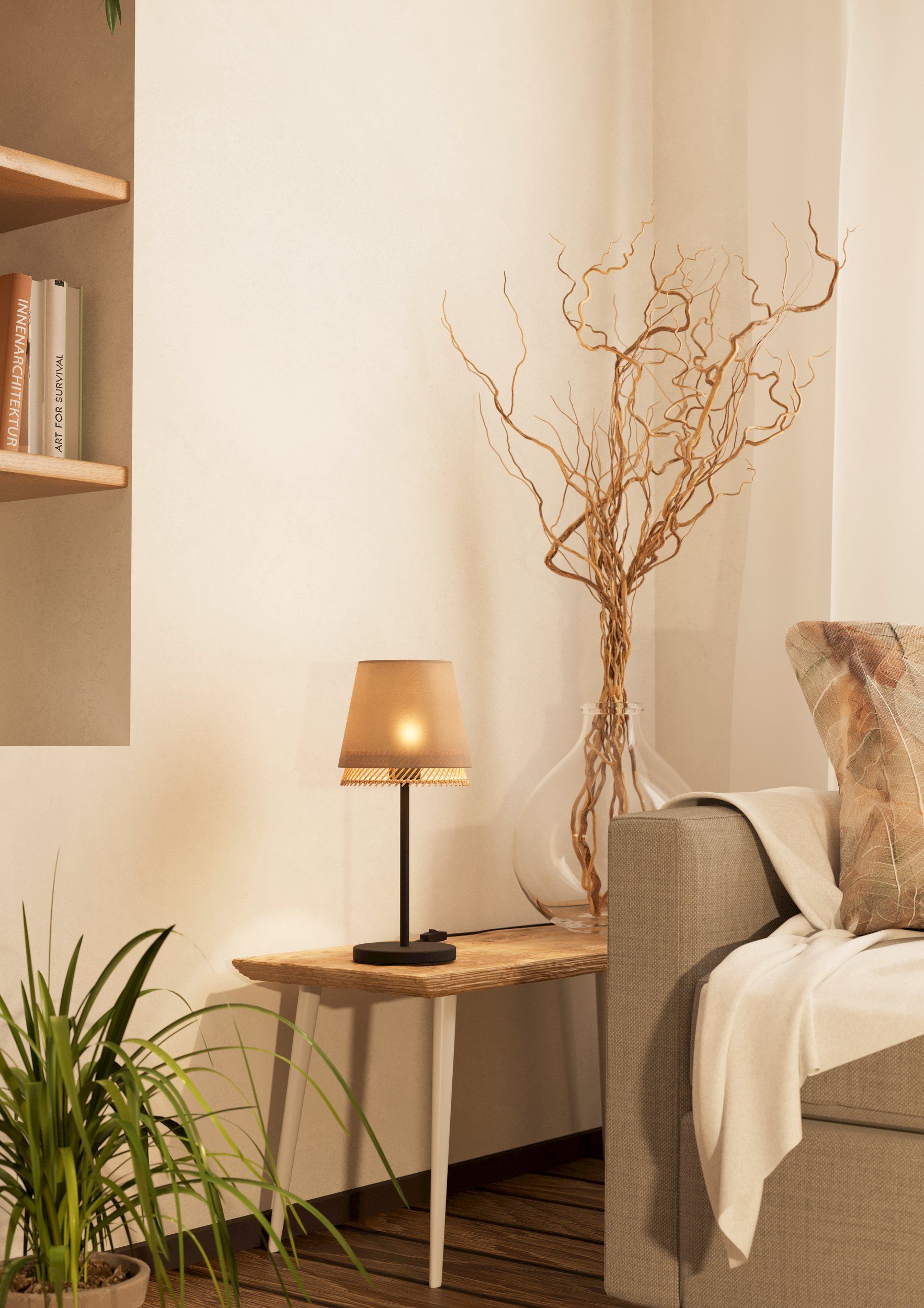 EGLO TABLEY 43977 – stona lampa, crna, prikaz 2