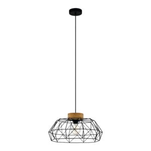 EGLO PADSTOW 44089 – visilica, crna, prirodna, glavna fotografija