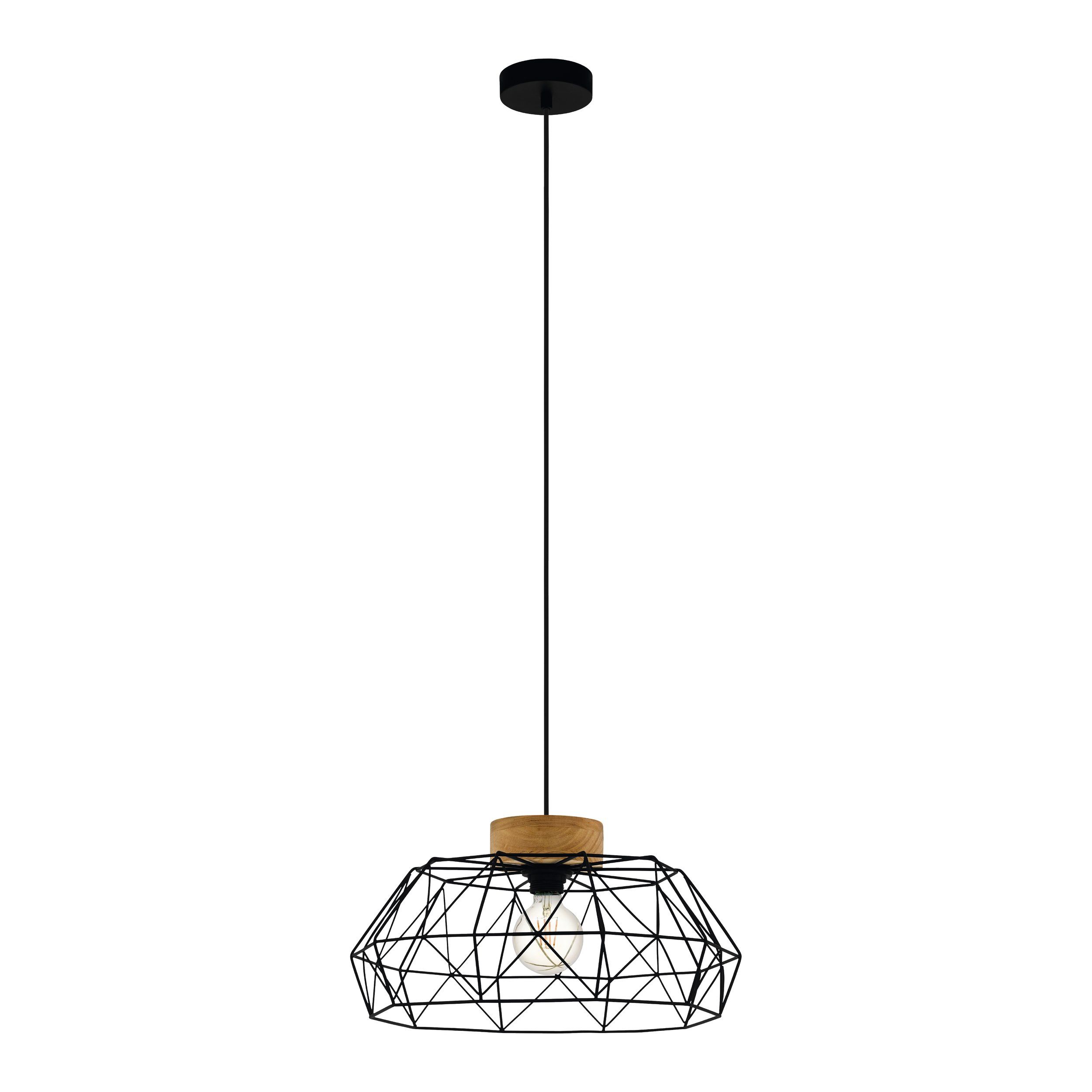 EGLO PADSTOW 44089 – visilica, crna, prirodna, glavna fotografija