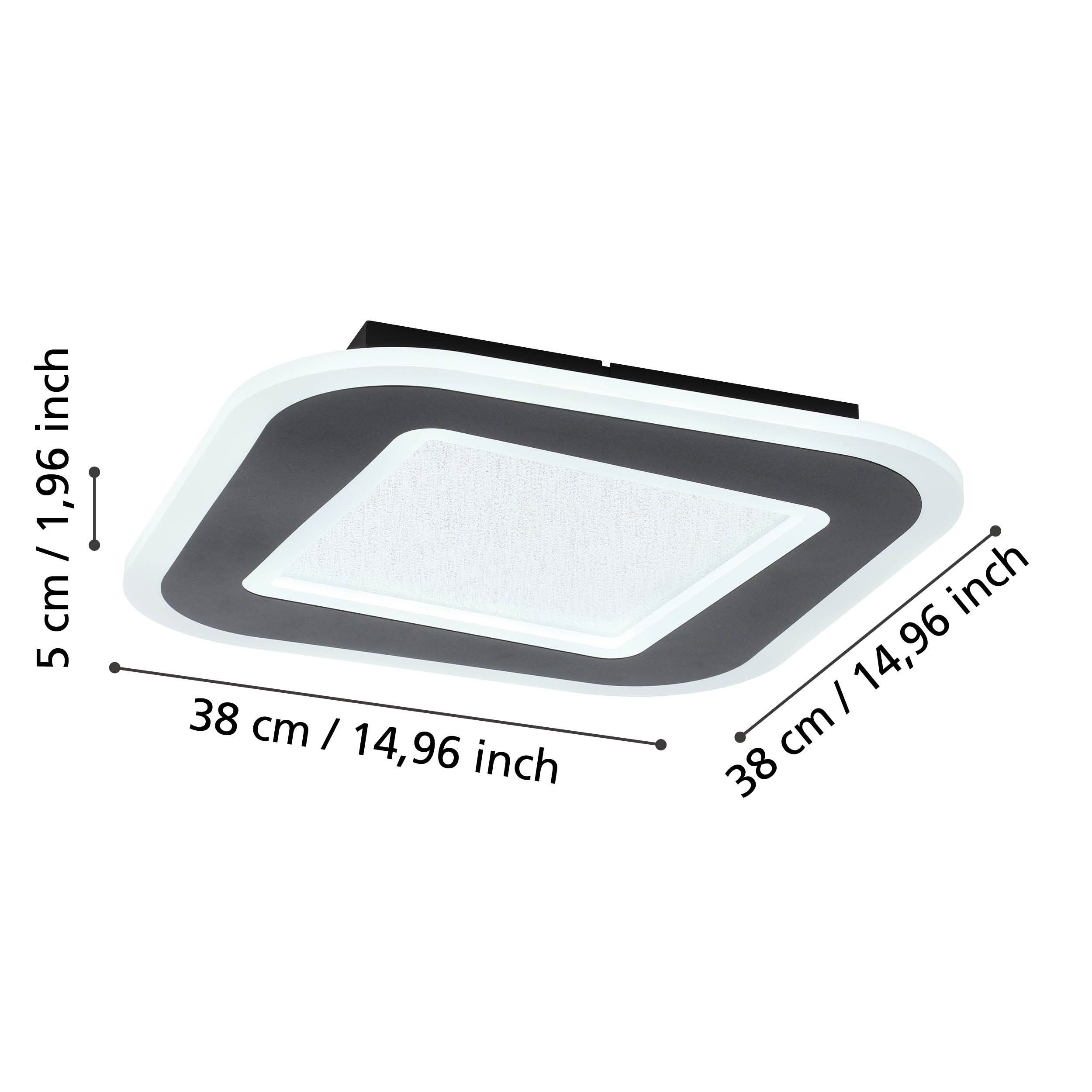 EGLO MACCHIONI 901241 – plafonjera, crna, bela, prikaz 7