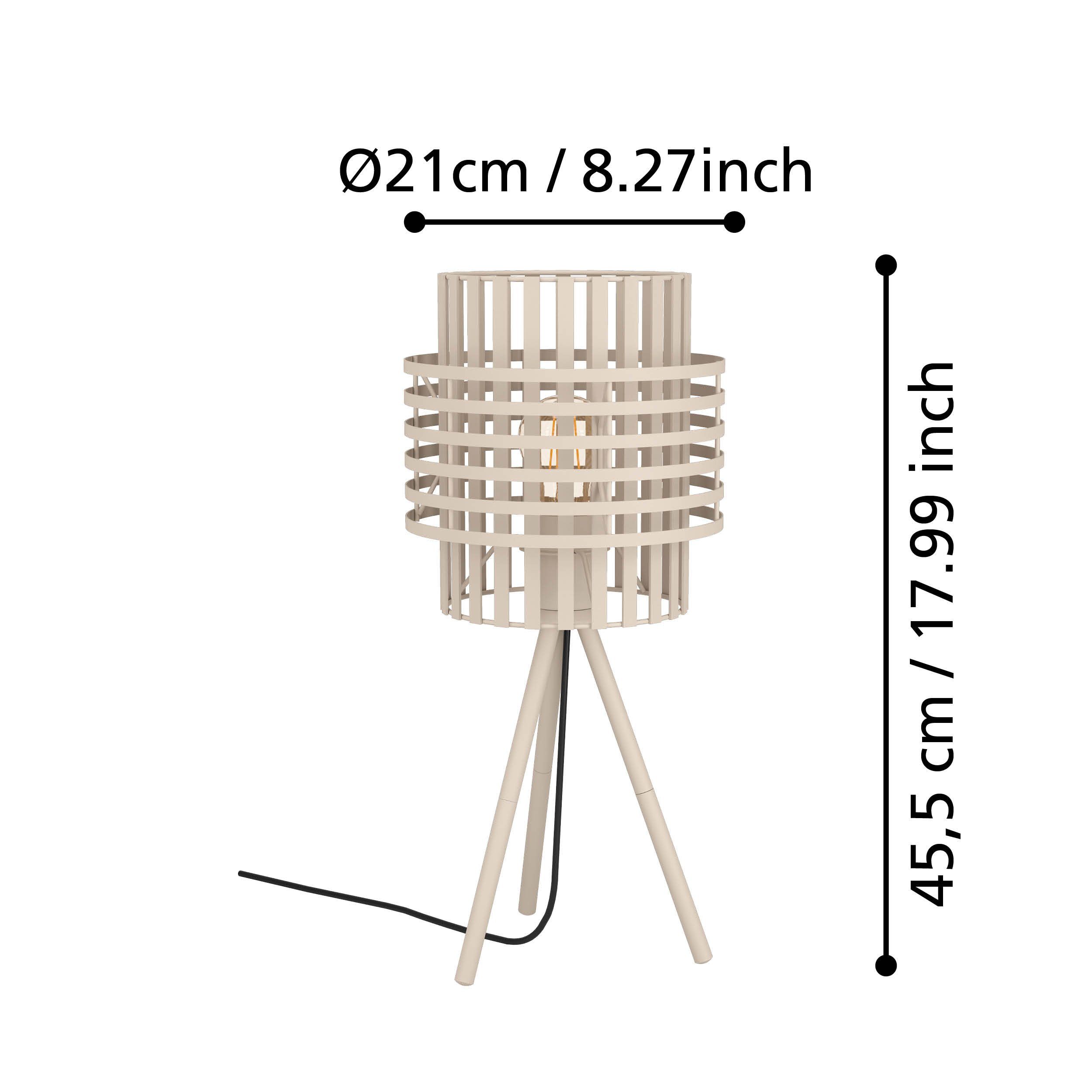 EGLO OLTAMAR 390148 – stona lampa, peščana, prikaz 3