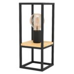 EGLO LIBERTAD 99797 – stona lampa, crna, braon, glavna fotografija