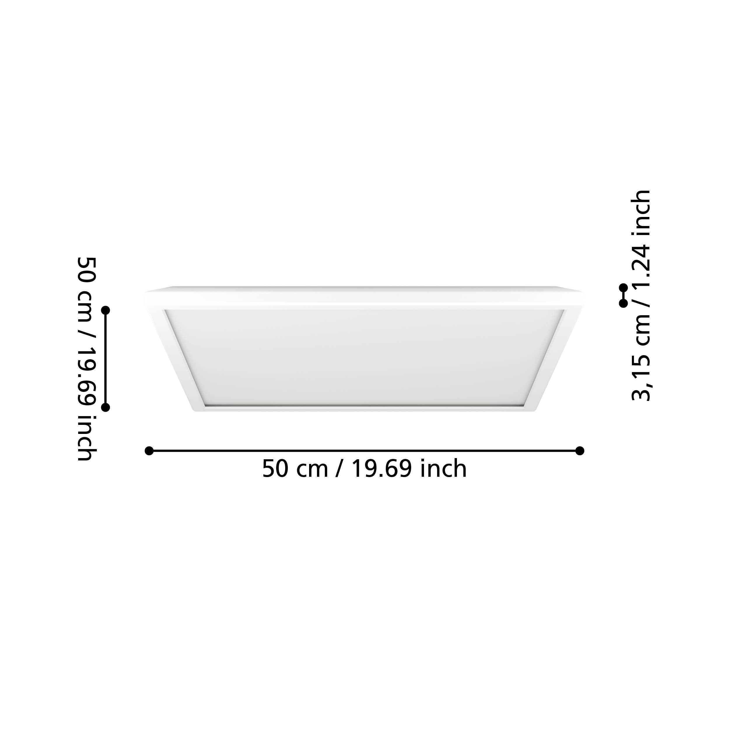 EGLO ROVITO 901452 – plafonjera, bela, prikaz 7