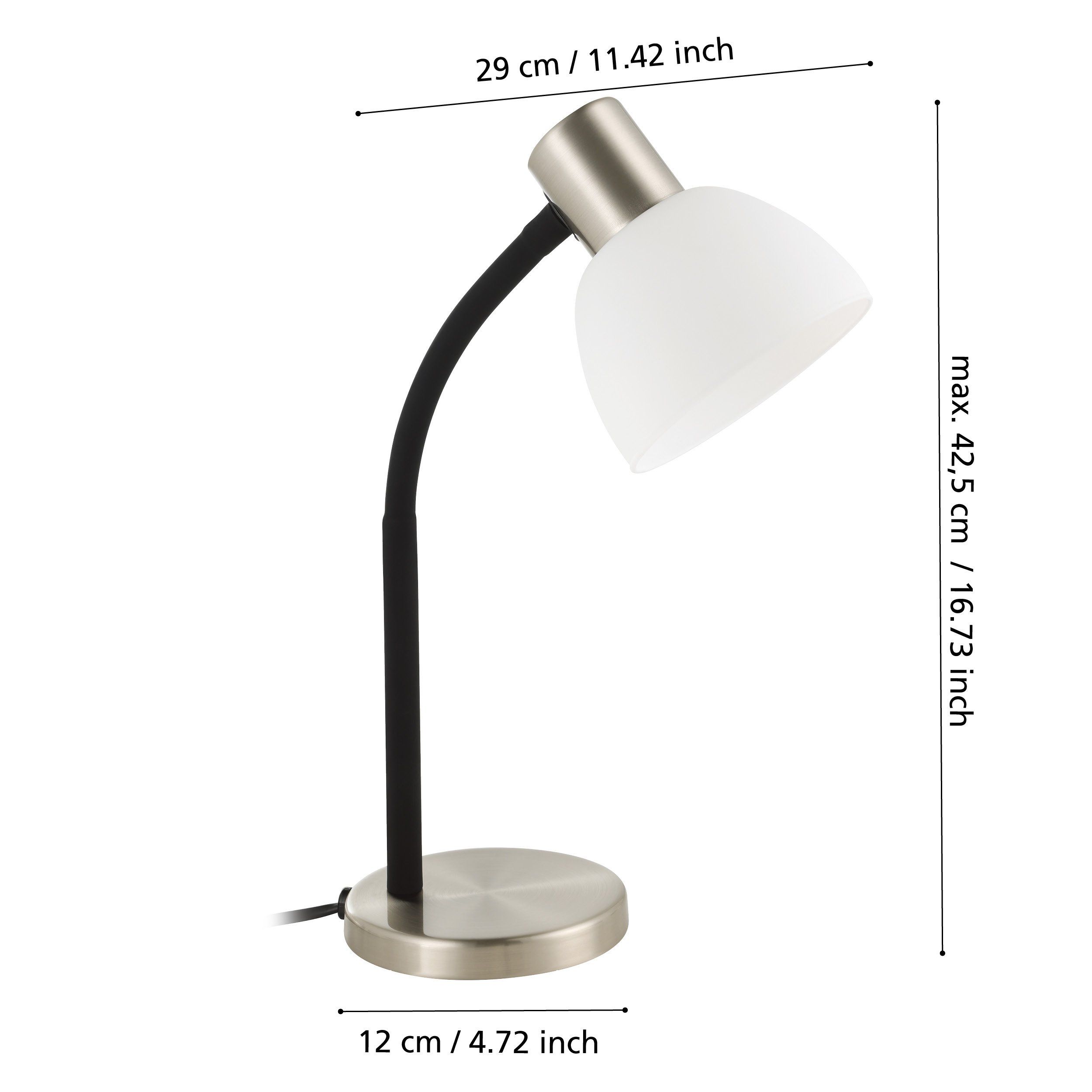 EGLO MACERE 901061 – stona lampa, boja satenskog nikla, prikaz 3