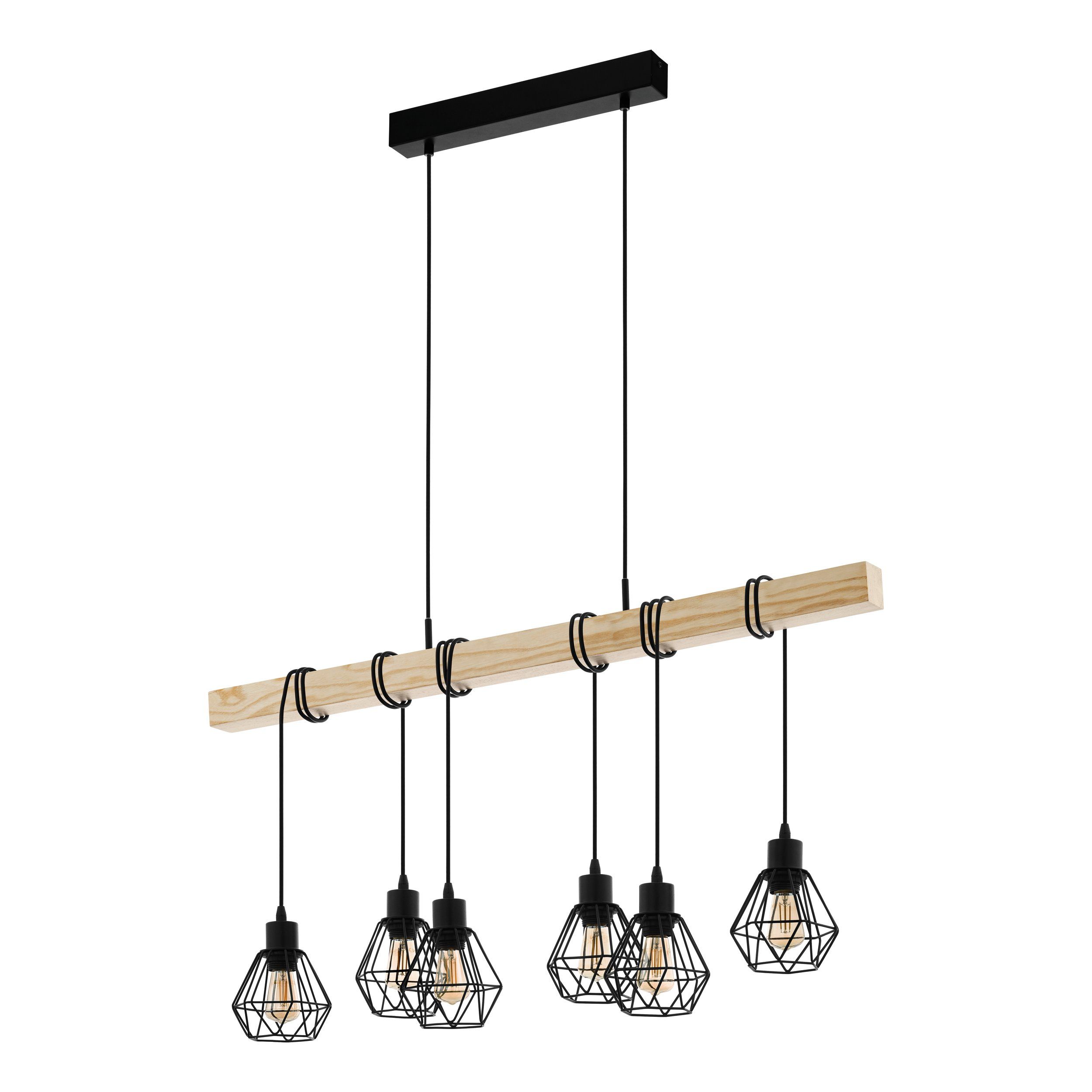 EGLO TOWNSHEND 5 44076 – visilica, crna, braon, glavna fotografija