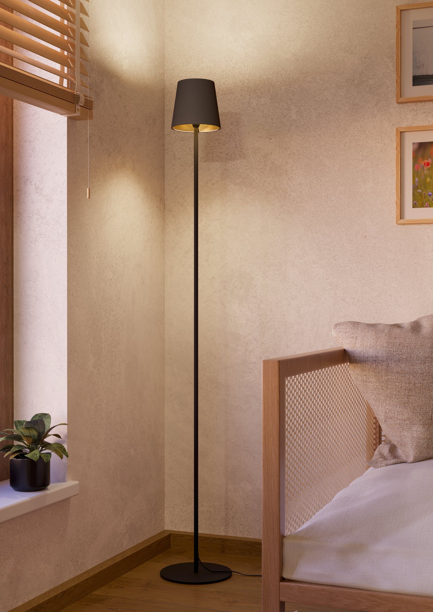 EGLO FIORANA 901111 – podna lampa, crna, prikaz 2