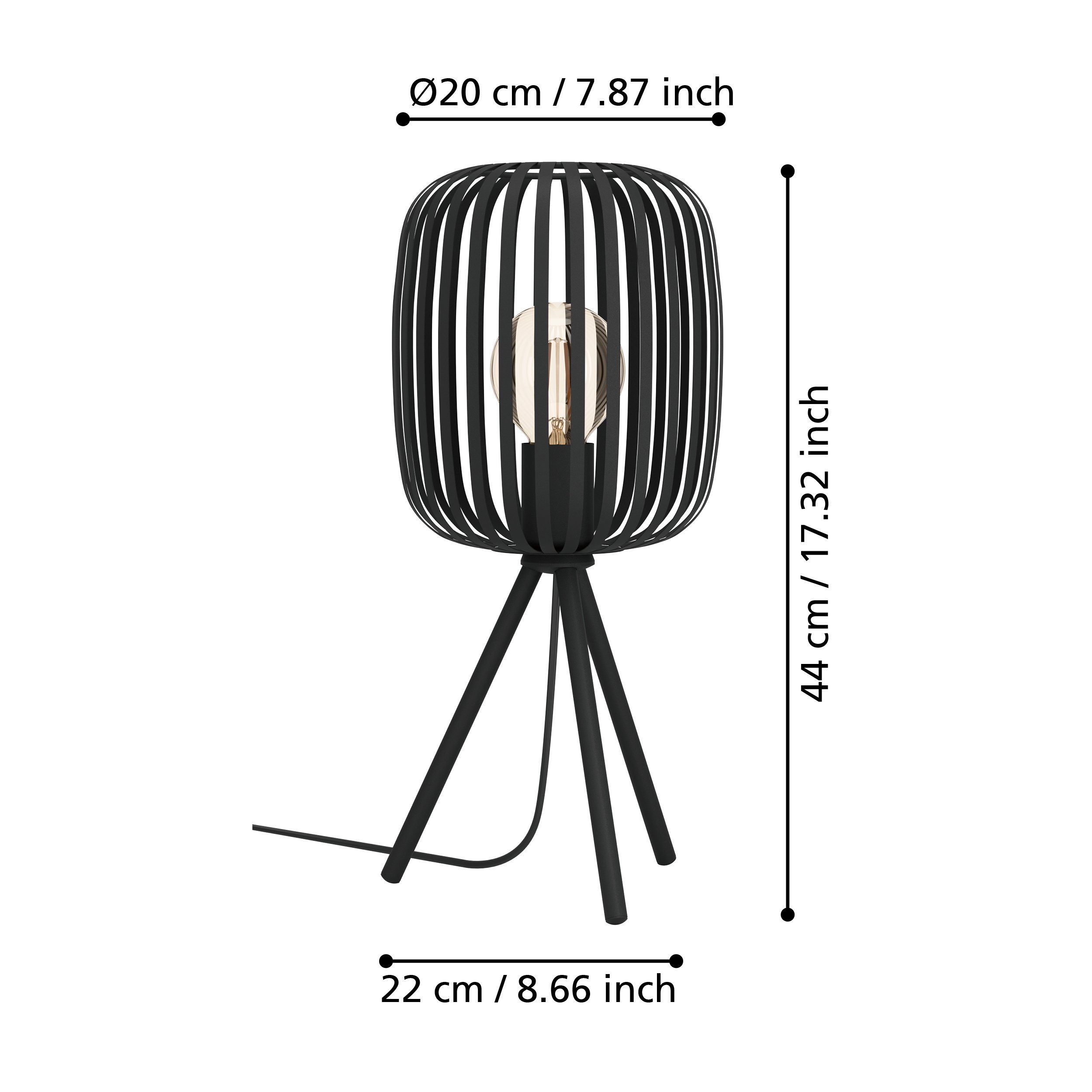 EGLO ROMAZZINA 900519 – stona lampa, crna, prikaz 3