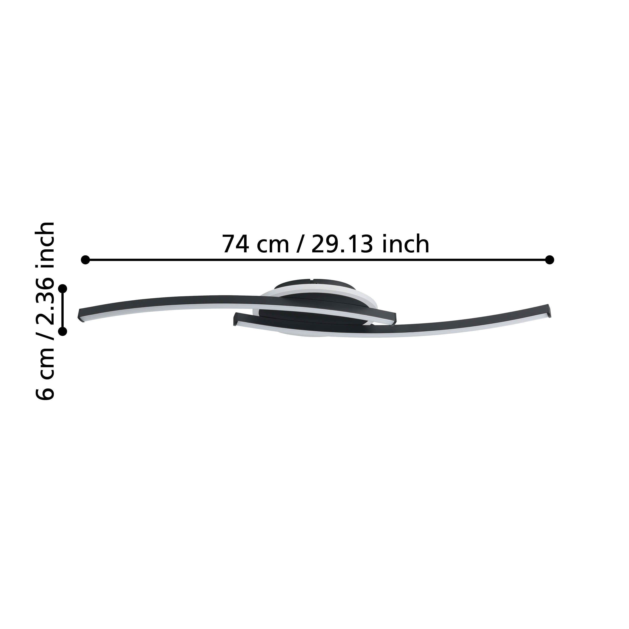 EGLO LUNGOLAGO 901218 – plafonjera, crna, prikaz 7