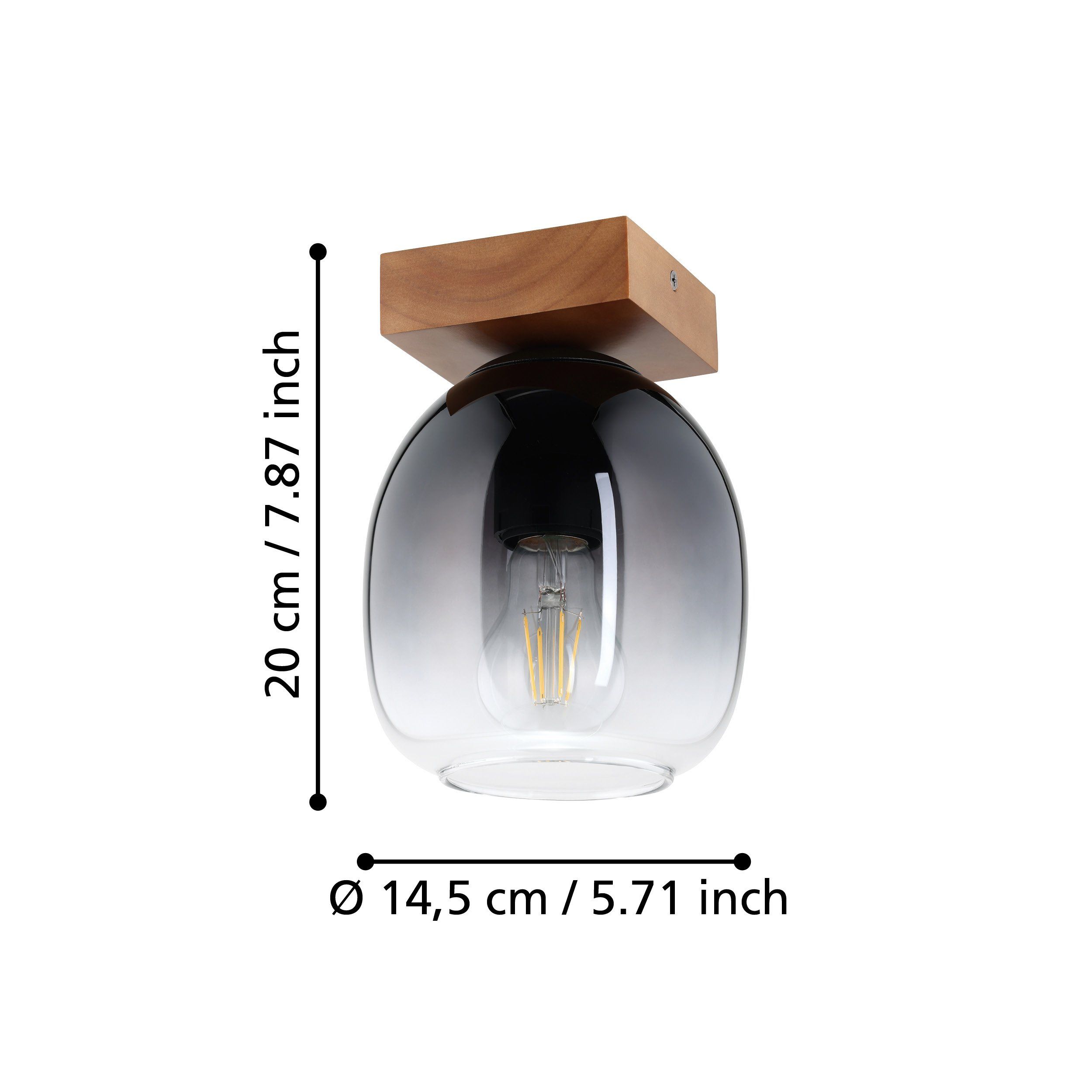 EGLO FILAGO 900825 – plafonjera, braon, prikaz 6