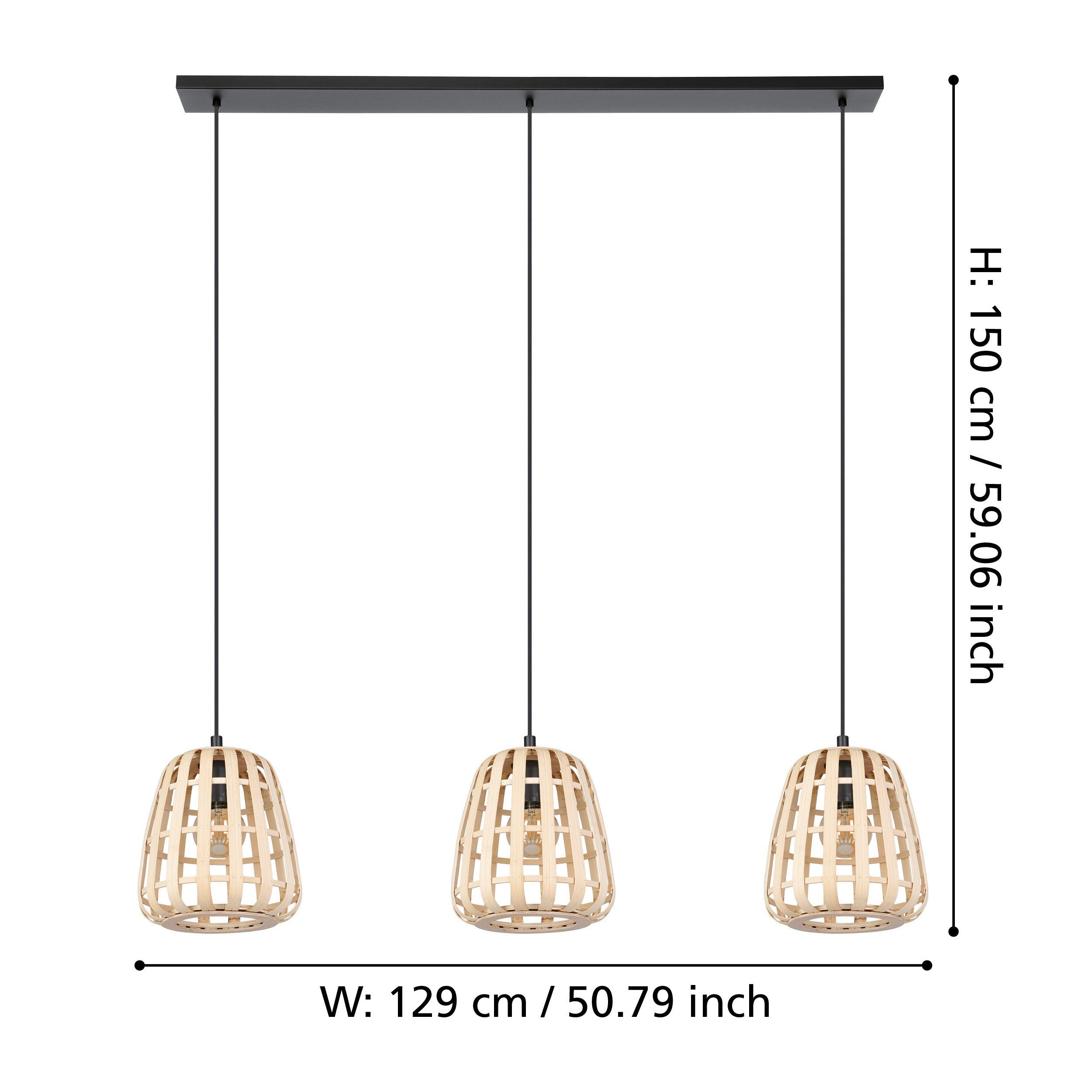 EGLO MONTEZUELO 390153 – visilica, crna, prikaz 3