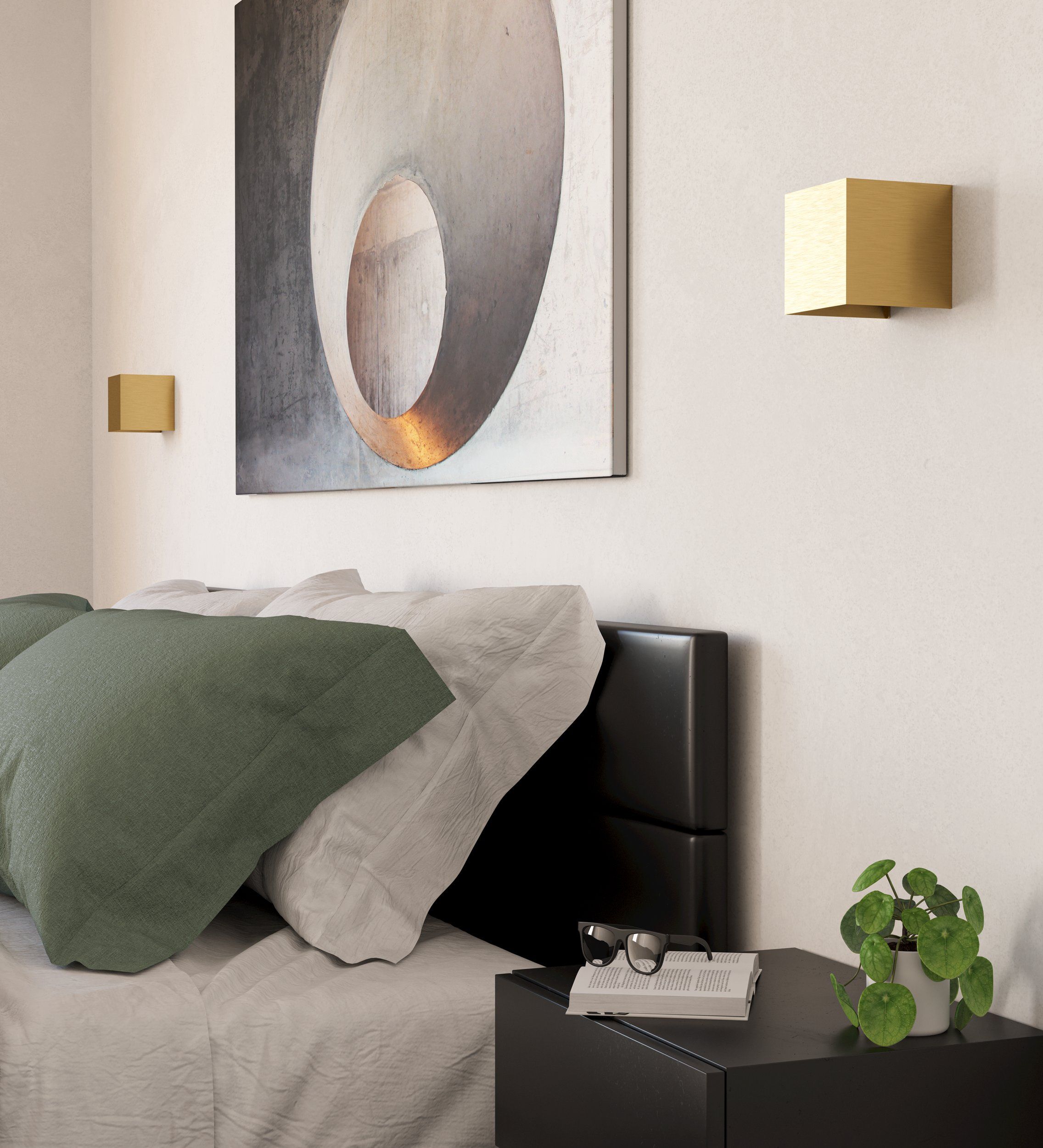 EGLO VALMONTONE 901091 – zidna lampa, boja brušenog mesinga, u enterijeru