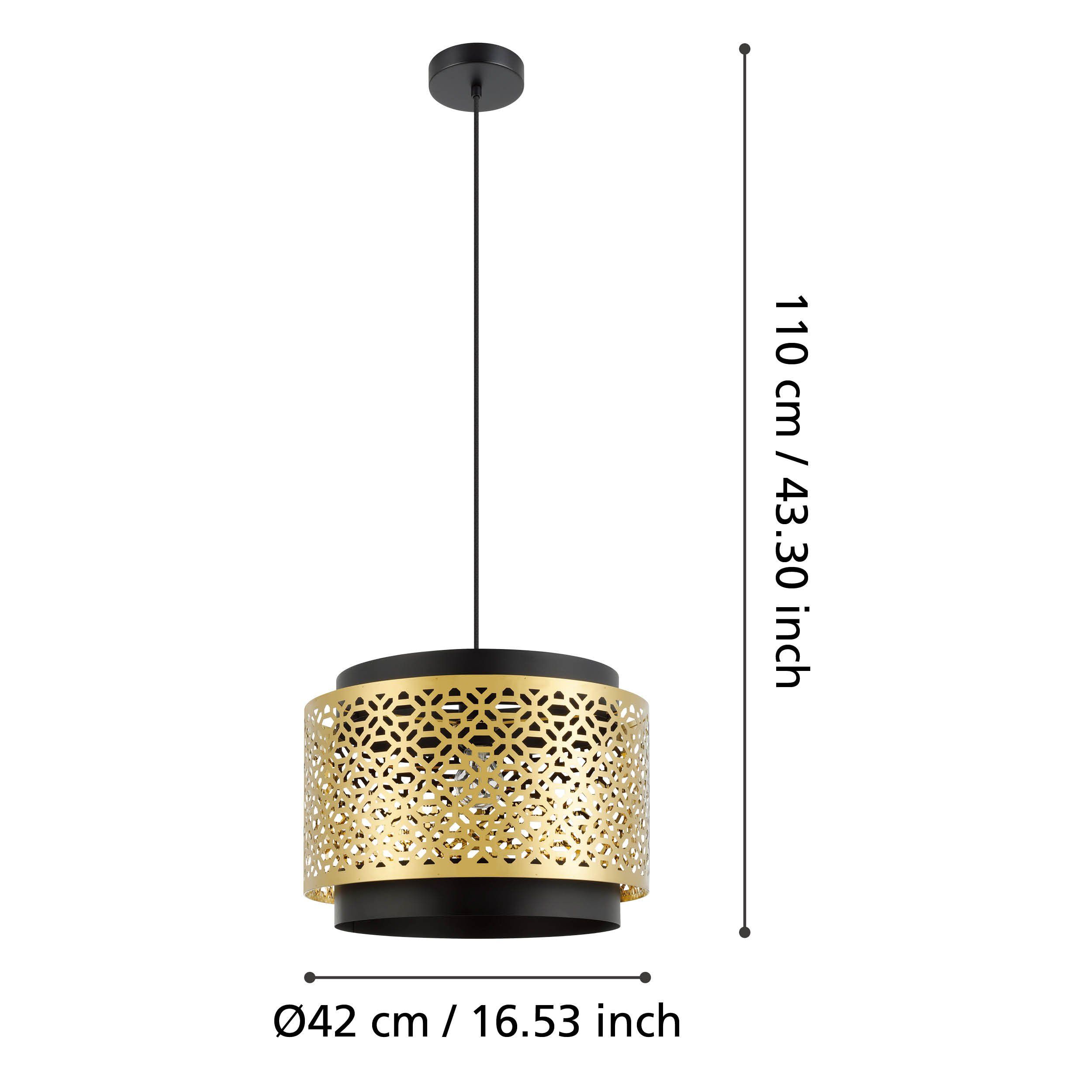 EGLO SANDBACH 43981 – visilica, crna, boja mesinga, prikaz 6