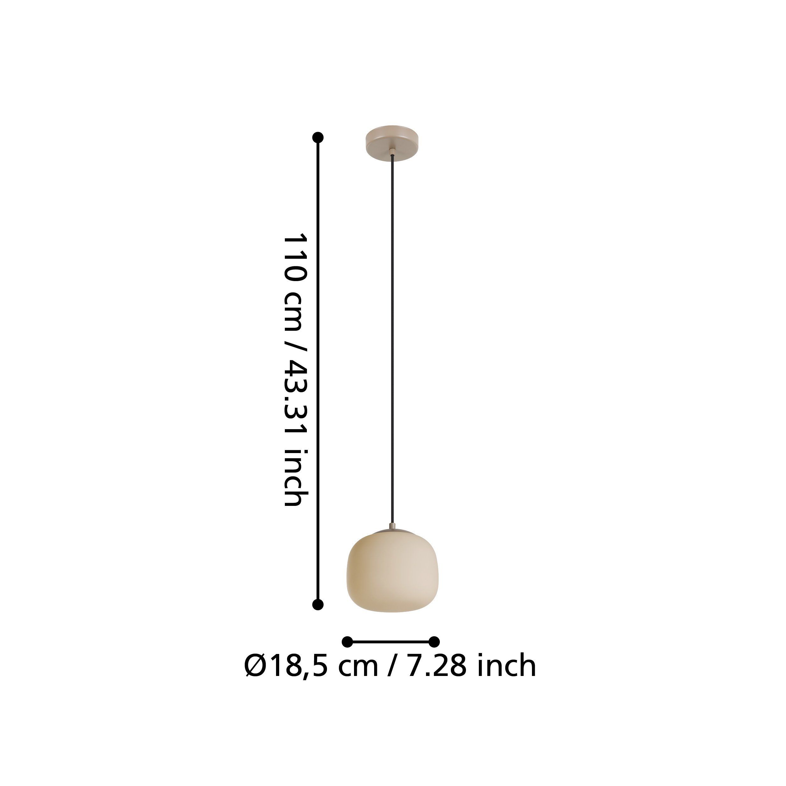 EGLO COMINIO 900893 – visilica, sivobraon, prikaz 6